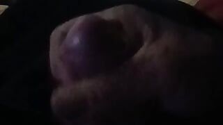Playing with a hard cock dreaming of daddies cock