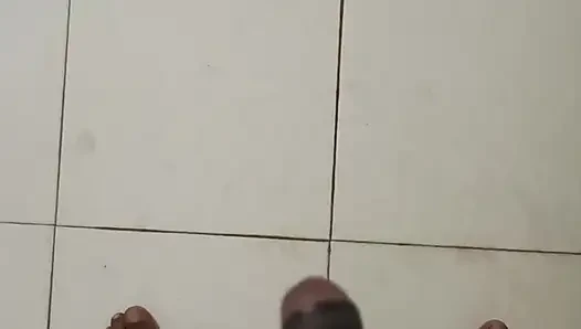 Indian Boy masterbating in bathroom