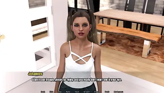 Rumah nenek: aku telah meraba pantatnya