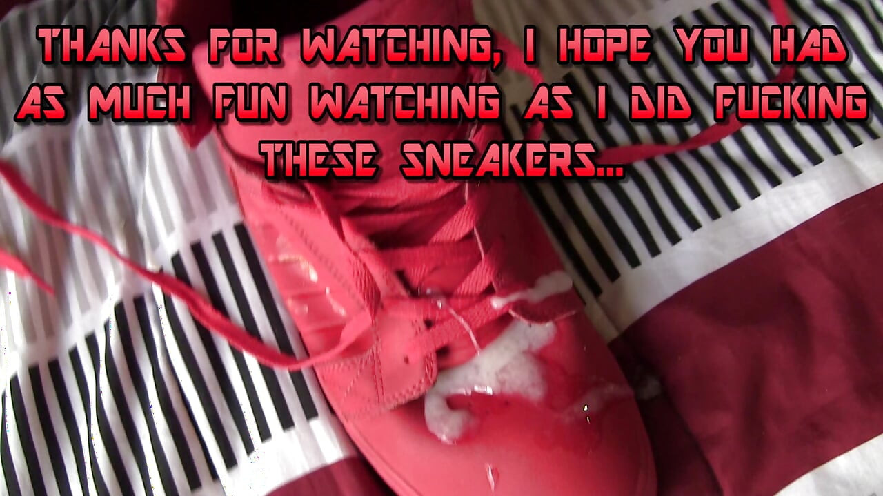 Fucking Friend's Red Hot Supra Sneakers