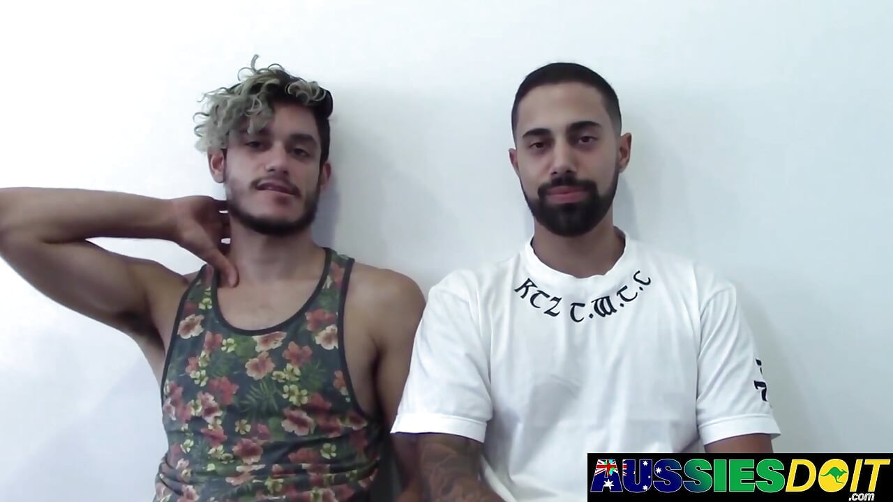 Aussie Amateurs Luca And Rhys Bareback After Deepthroat