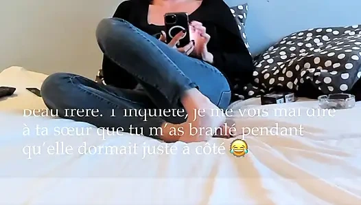 Kakak ipar saya meniduri saya, saya melepas kondom sehingga dia bisa menyemprotkan ke vagina pelacur saya