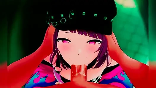 Ateşli anime parodisi hentai edit + amatör anime eğlencesi - en iyi hentai twerk ve binme