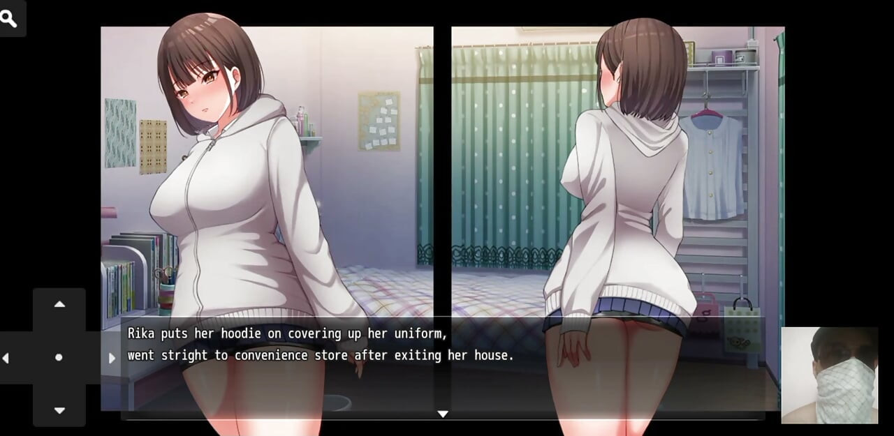 Nightwalk!Hentai game gameplay! Exhibitonist virgin girl masturate in public and got caught and fucked.