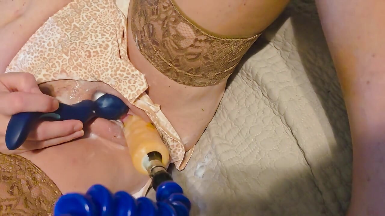 Scarlett Takes Fuck Machine Cock Deeper Than Ever