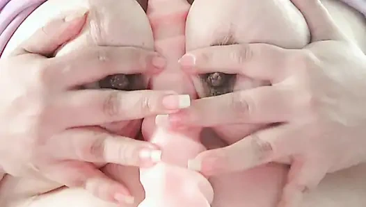 Big tits slut waits for a couple of men to shove whatever they want hard.