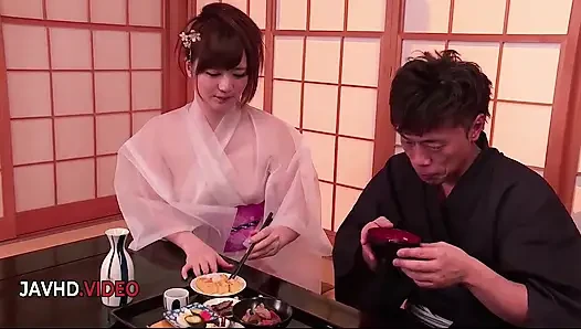 Интенсивный японский секс с удивительной Yui Nishikawa, экшн с падением челюсти