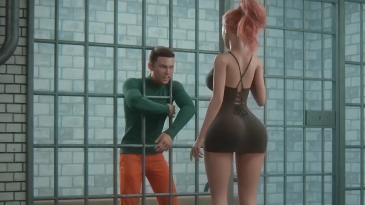 Tall Cheating Wife Would Do Anything to Save her Husband from the Jail (3D Anime)