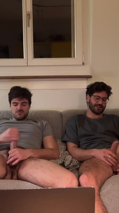 straight friend asked to touch his big cock | Clip 2