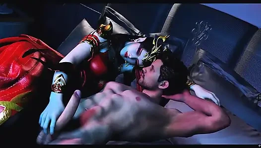 Piksel diyarı tanrıçası: zincirsiz kıvrımlar - 3 boyutlu animasyon hentai