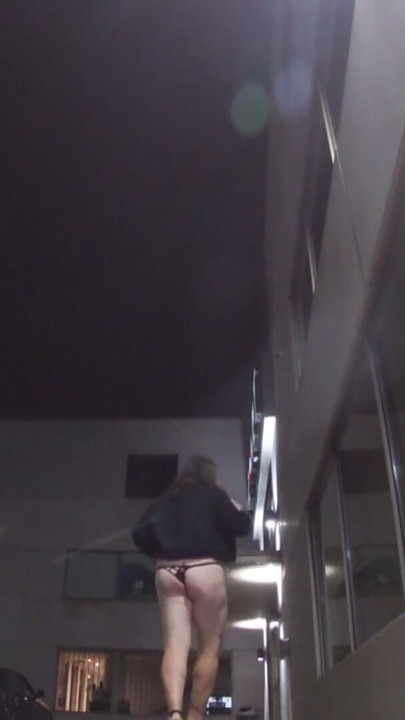 Horny Older sissy CD outdoors for a wanking and a cum ! | Clip 1
