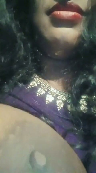 Big boobs press orgasam