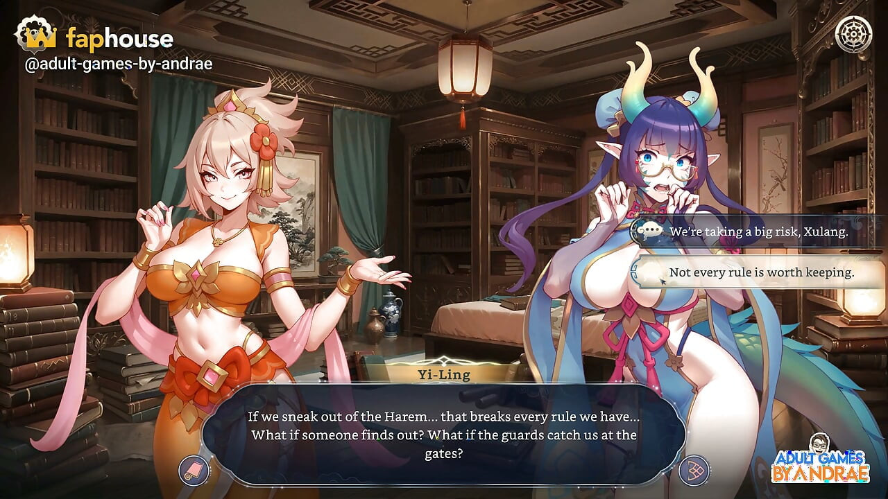 Harem Fantasy - Bikini Tales Dlc hratelnost část 1: Xulang cowgirl Sex H-scéna
