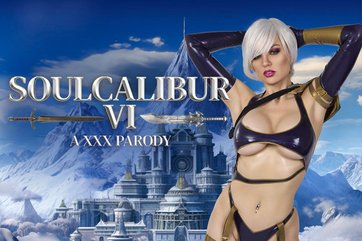 VRCosplayx Kenzie Taylor als Soulcalibur's IVy Valentine je machtige zwaard oproept