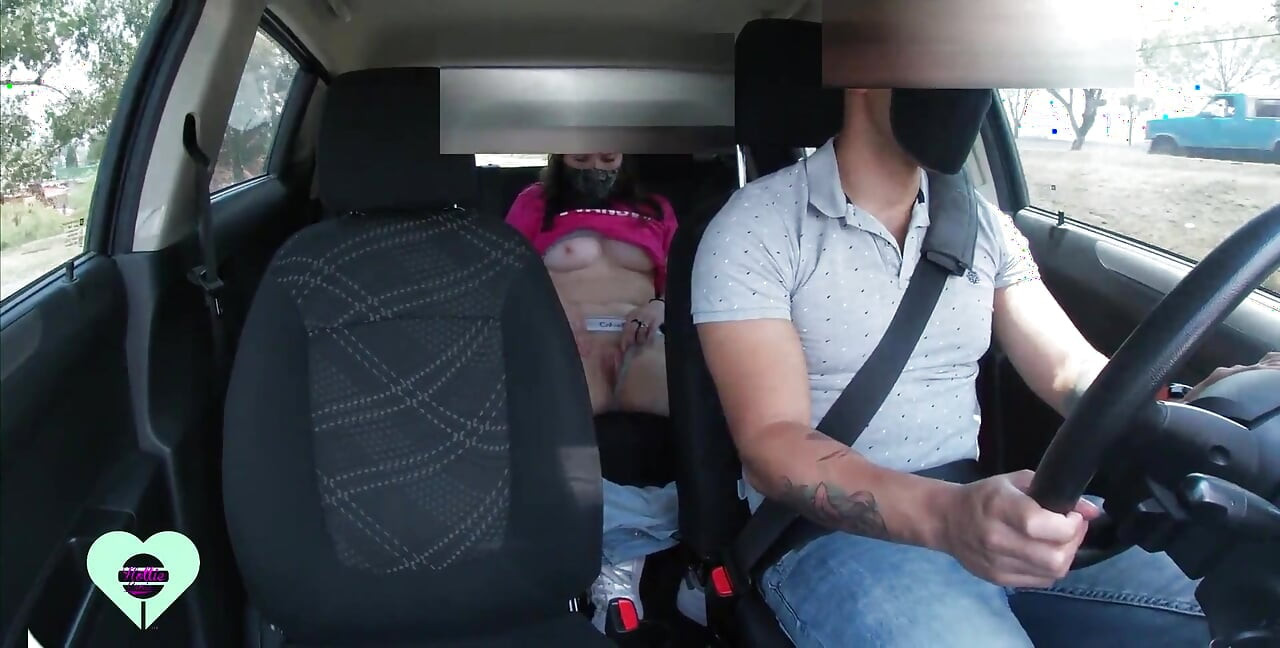 Beautiful Young Girl Masturbates Inside My Uber and Does Not Realize That I Am Recording Her