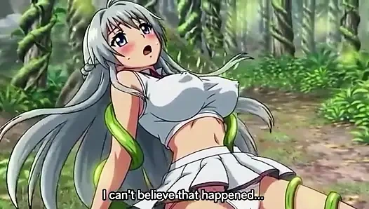 3D Hentai  Innocent Anime Girl Seduced & Fucked Hard by Lustful Plant Monster  Full Orgasm