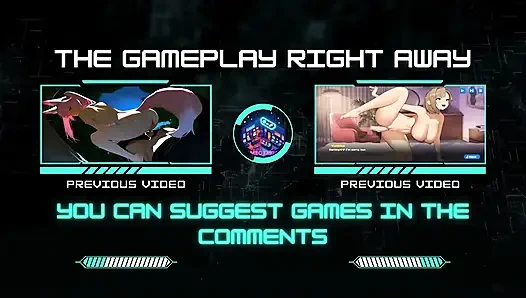 Хентай игра, офисная работница использует приложение для знакомства, чтобы исследовать ее самые горячие фантазии, часть 3