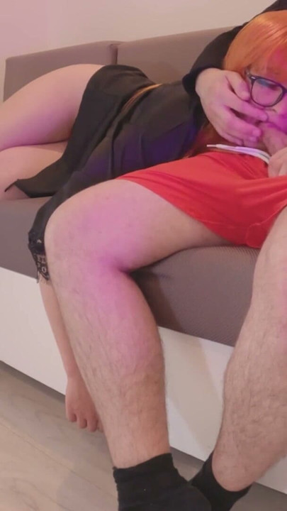Stepmommy & Stepson. Stepson fucked me deep in the mouth, thinking that I do not know | Clip 1