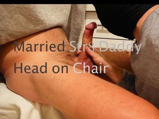 HOLDMALE - Married Str8 Daddy on a chair (8.5 X 7)