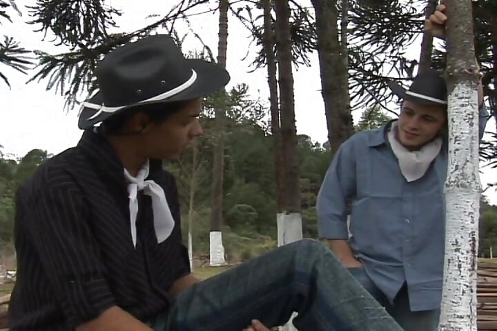 Two perfect cowboys in anal playing