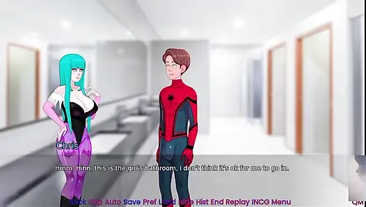 HINATA AUS NARUTO IST ÜBERRASCHT! ICH FICKE SIE IN SPIDERMAN-KOSTÜM.
