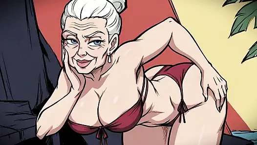 Cuplikan video menggoda sensual Ai cartoon