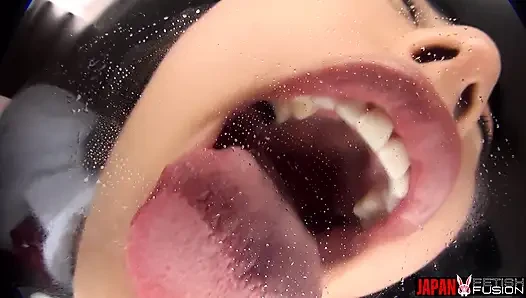 Yua nanami si idola bahenol lagi asik muasin memeknya pakai lidah sampai ludahnya menganga lebar - pov