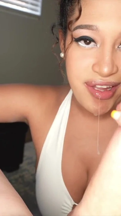 Thrilling moment from "Deepthroating My Stepbro's BWC Helps Him Forget All About His Ex (Sloppy Blowjob and Facial)- Wagabang"