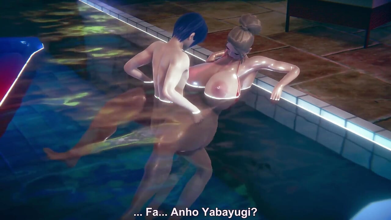 Ein küken mit großen möpsen im pool ficken - Hentai