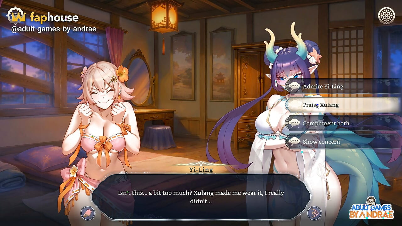 Harem Fantasy - Bikini Tales Dlc Gameplay Part 1: Xulang’s Cowgirl Sex H-scene