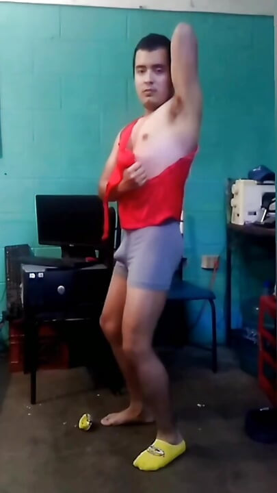 Jesus i boksershorts, der rører ved sin penis samling #3