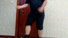 Dancing fat step dad