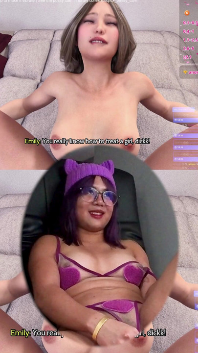 Let me sit on your big throbbing cock like this daddy