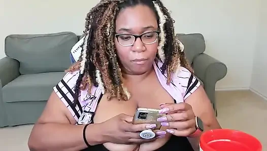 Streaming with My Big Boobs Out