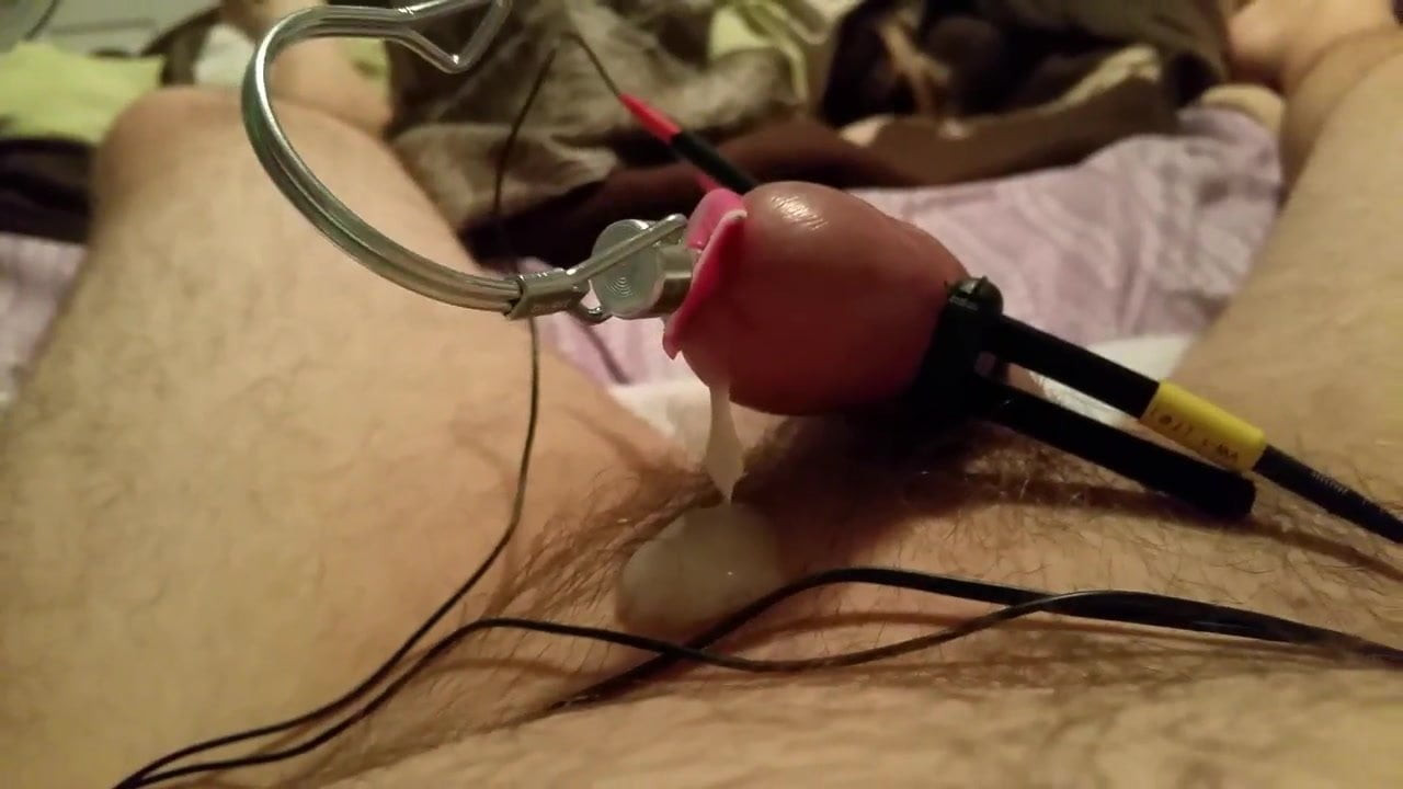 Estim with plug inserted