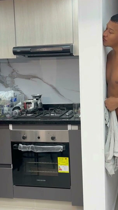 I help my shy stepsister with the kitchen mess so I can fuck her hard and rich with my rich cock | Clip 1