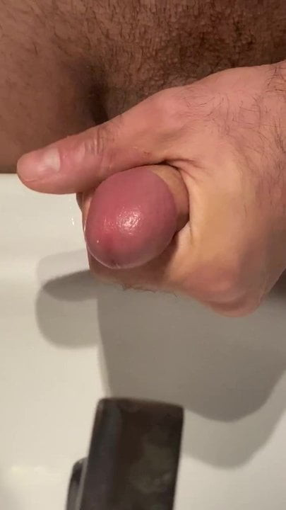 Masturbating