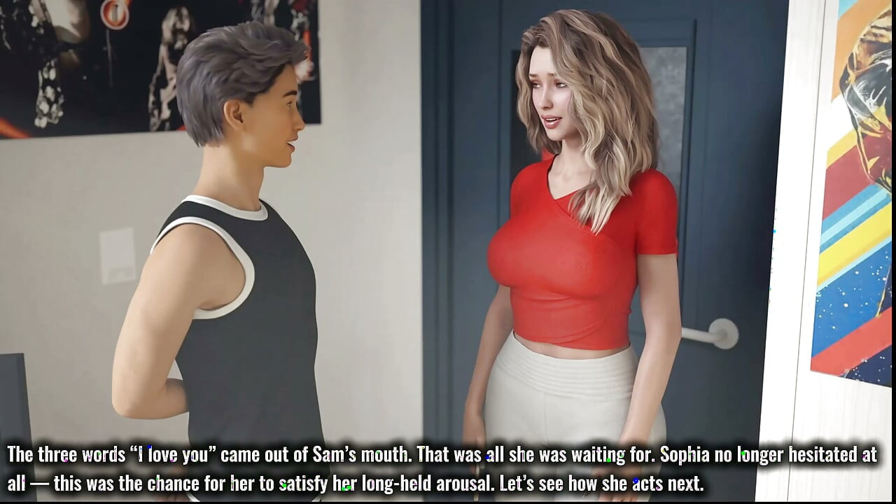 Awam cachonda milf - Sophia aprovechó la oportunidad de follar rápidamente a Sam una vez antes de dirigirse al rancho