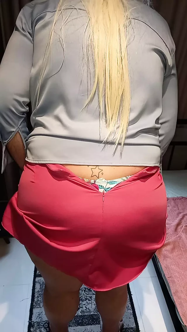 My ass in skirt for you cum!