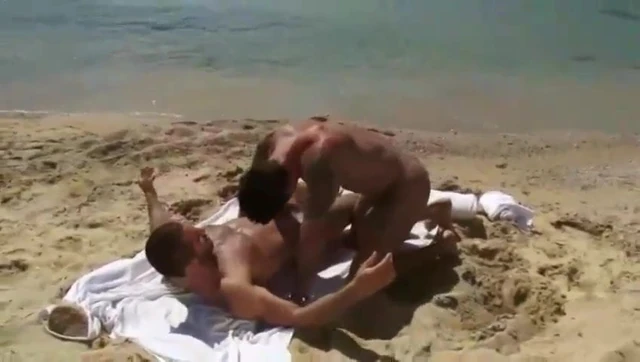 Muscle Sex At The Beach