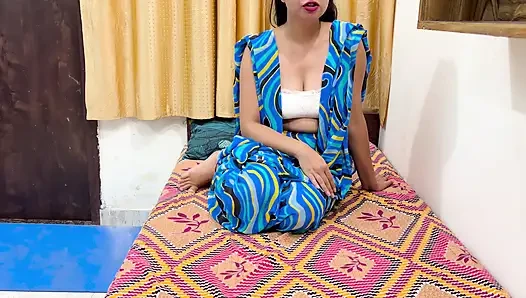 Indian Tharki Stepmom Teach How to Make Love with Girlfriend Step Son in Hindi