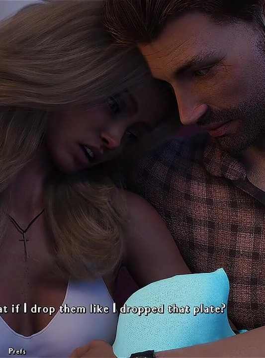 Being a Dik - Crashing with the Busty Blonde MILF After Having a Hot Threesome with Her Stripper Colleague