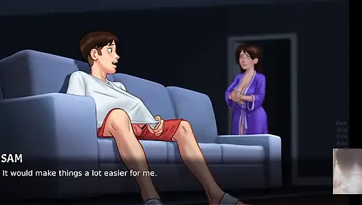 SUMMER TIME SAGA! MILF STEP-MOM HAVE ME BOOBJOB AND THEN I FUCKED HER!