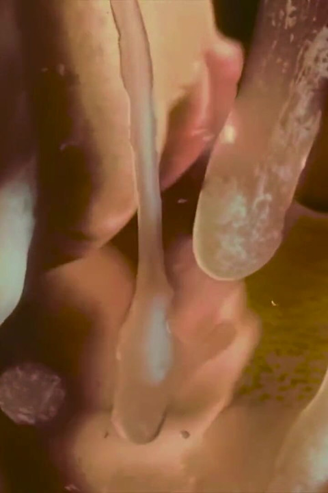 The Hairy-pussy Witch Gets Pounded by Two Cocks
