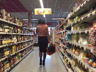 shopping for groceries
