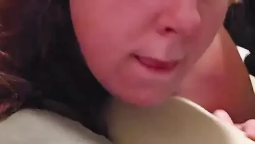 Vergnügen Gesicht Doggy POV, Während Er Meine Haare Zieht