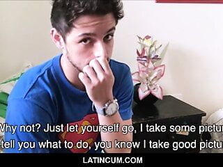 Симпатичный прямой латинский твинк-секс с другом-геем в любительском видео от первого лица