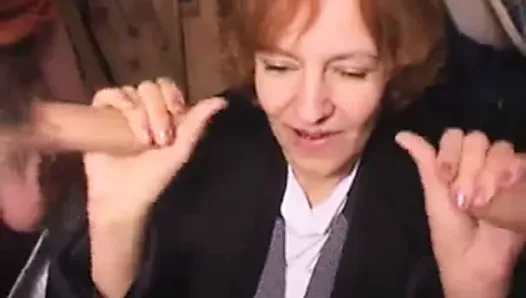 Mom Blowjob for NOT her 2 Step Sons