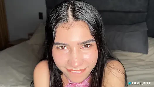 Stunning Colombian Teen Gets A Big Cock In Her Pussy And Ass - Sara Taylor