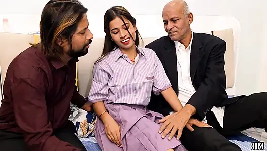 Siswi nakal india dientot habis-habisan sama gurunya sendiri